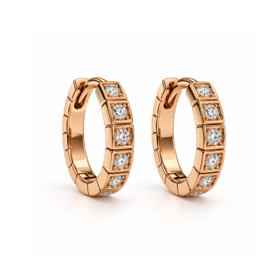Auskarai su briliantais "Riel" 0,17 ct