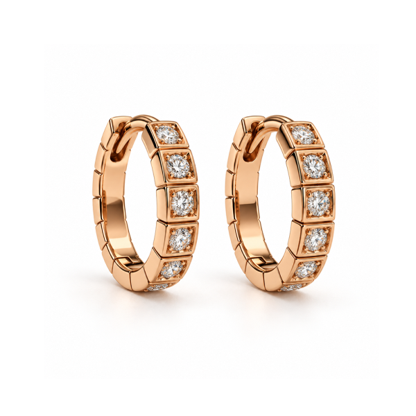 Auskarai su briliantais "Riel" 0,17 ct