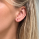 0,07 ct auskaras (1 vnt.) su rubinu "Elin"