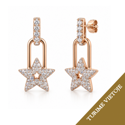 Auskarai su briliantais "Estera" 0,32 ct