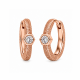 Auskarai su briliantais "Alcor" 0,05 ct