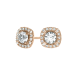 0,80 ct auskarai su briliantais "Federika"