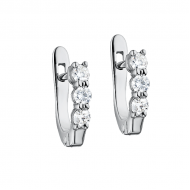 Auskarai su briliantais "Magnetic" 1,20 ct