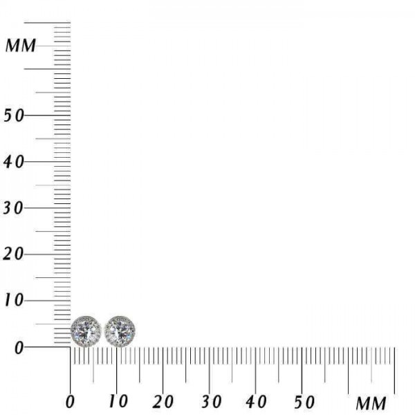 1,08 ct auskarai su briliantais "Verona"