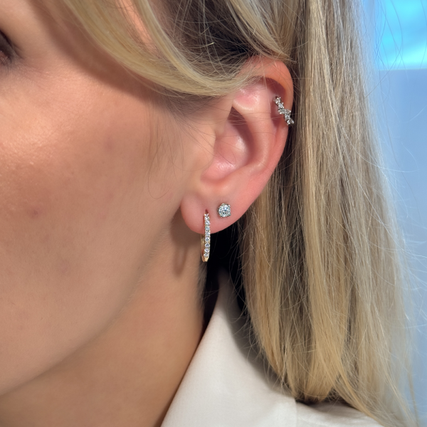 0,36 ct auskarai su briliantais "Jessica"