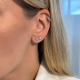0,38 ct auskarai su briliantais "Elegant"