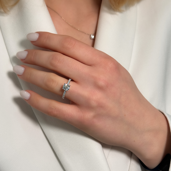 Sužadėtuvių žiedas "Aleksa" 1,24 ct