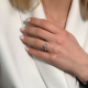Sužadėtuvių žiedas "Krista" 1,38 ct