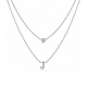 Koljė su raide "J" 0,05 ct