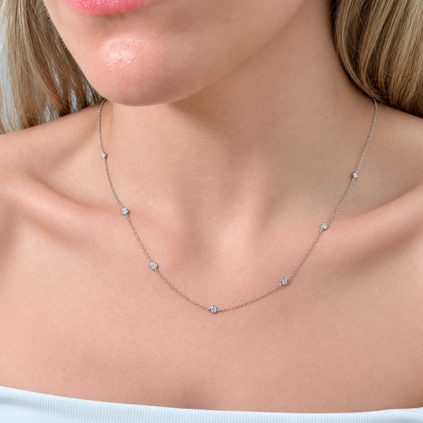 Koljė su briliantais "Carmella" 0,21 ct