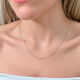 Koljė su briliantais "Carmella" 0,21 ct