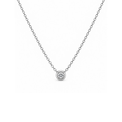 Koljė su briliantu "Minella" 0,04 ct