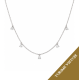 Koljė su briliantu "Averse" 0,29 ct