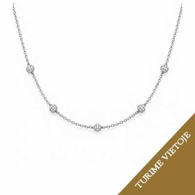 Koljė su briliantais "Bolla" 0,30 ct
