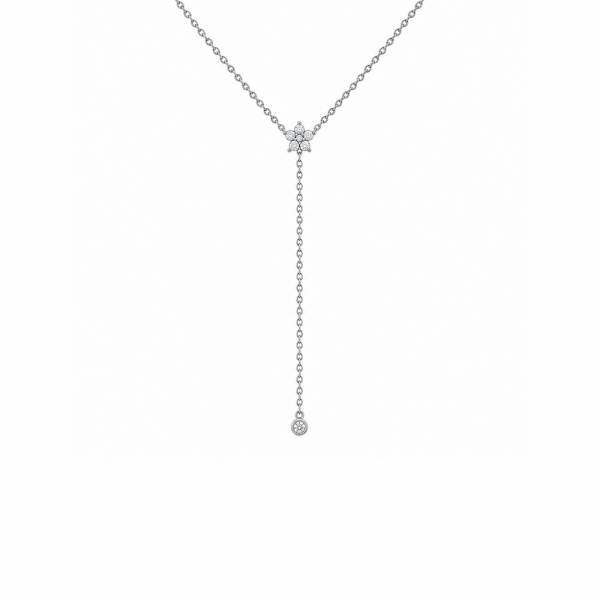 Koljė su briliantais "Fiorita" 0,12 ct