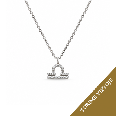 Zodiakas "Svarstyklės" 0,06 ct