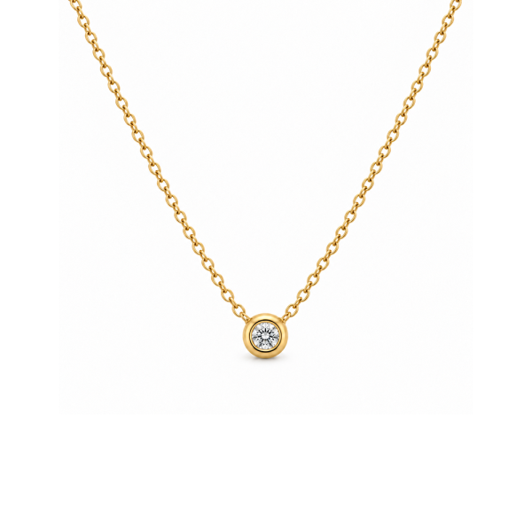 Koljė su briliantu "Minella" 0,04 ct