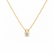 Koljė su briliantu "Verrou" 0,08 ct