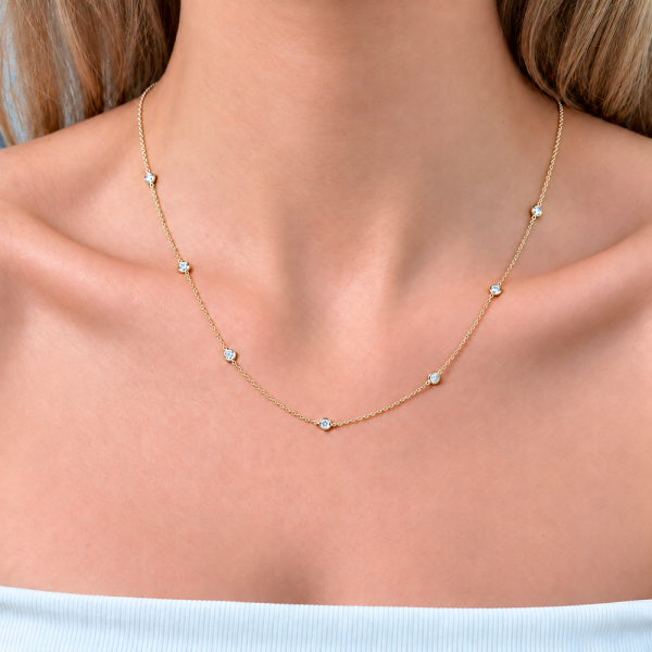Koljė su briliantais "Carmella" 0,43 ct
