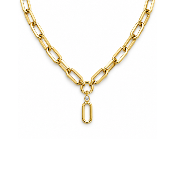 Koljė su briliantu "Nola" 0,06 ct