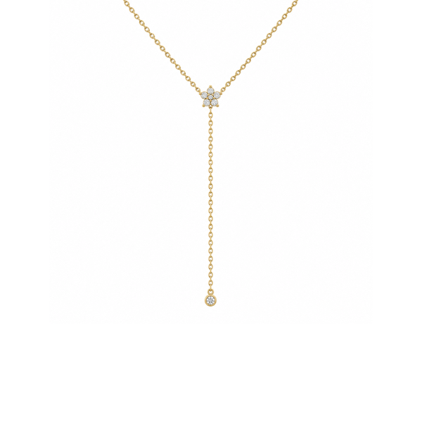 Koljė su briliantais "Fiorita" 0,13 ct
