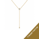 Koljė su briliantais "Fiorita" 0,13 ct