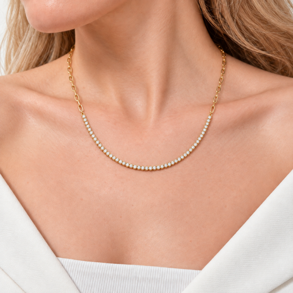 Koljė su briliantais "Imperia" 1,09 ct