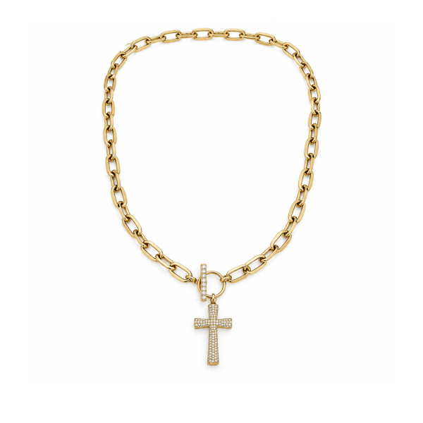 Koljė su briliantais "Bellune" 0,43 ct