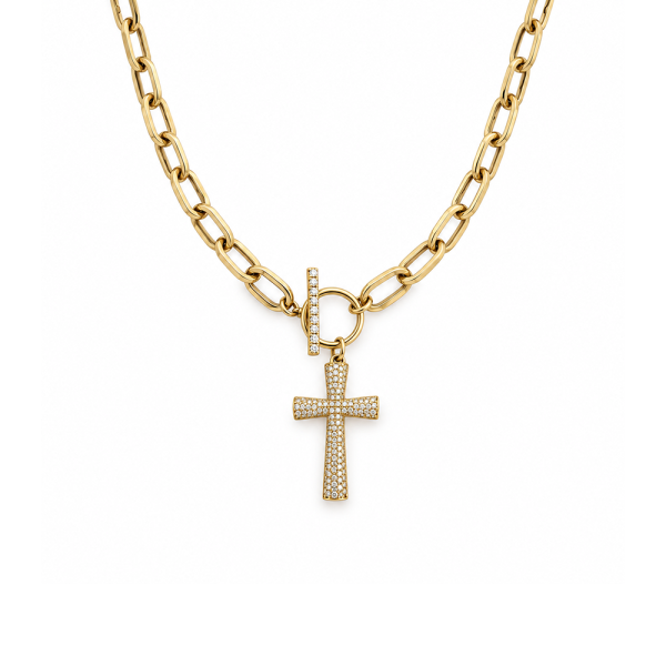 Koljė su briliantais "Bellune" 0,43 ct