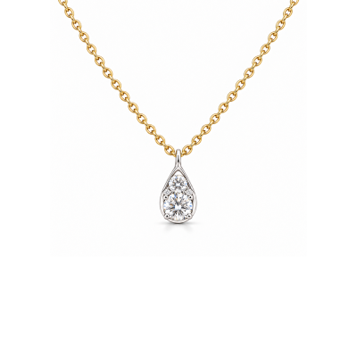Koljė su briliantais "Stilla" 0,18 ct