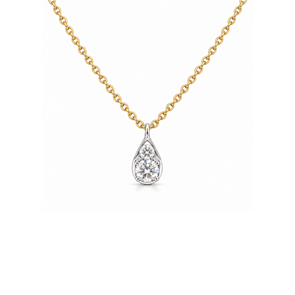 Koljė su briliantais "Stilla" 0,18 ct