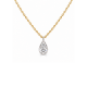 Koljė su briliantais "Stilla" 0,18 ct