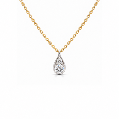 Koljė su briliantais "Stilla" 0,13 ct
