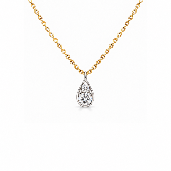 Koljė su briliantais "Stilla" 0,13 ct
