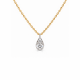 Koljė su briliantais "Stilla" 0,13 ct