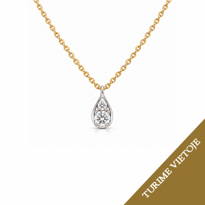 Koljė su briliantais "Stilla" 0,13 ct