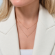 Koljė su raide "E" 0,04 ct