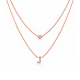 Koljė su raide "J" 0,05 ct