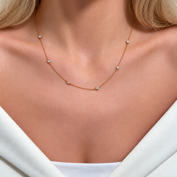 Koljė su briliantais "Carmella" 0,60 ct