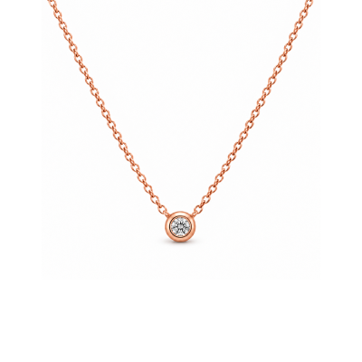 Koljė su briliantu "Minella" 0,04 ct