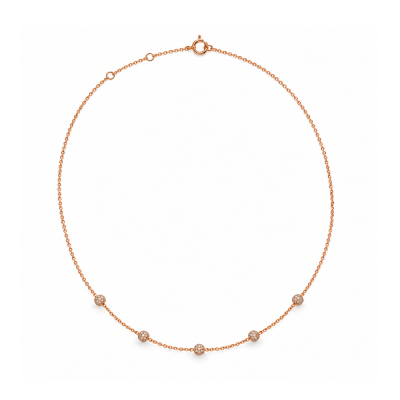 Koljė su briliantais "Bolla" 0,30 ct