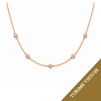 Koljė su briliantais "Bolla" 0,30 ct
