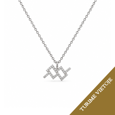 Zodiakas "Vandenis" 0,06 ct