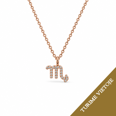 Zodiakas "Skorpionas" 0,05 ct