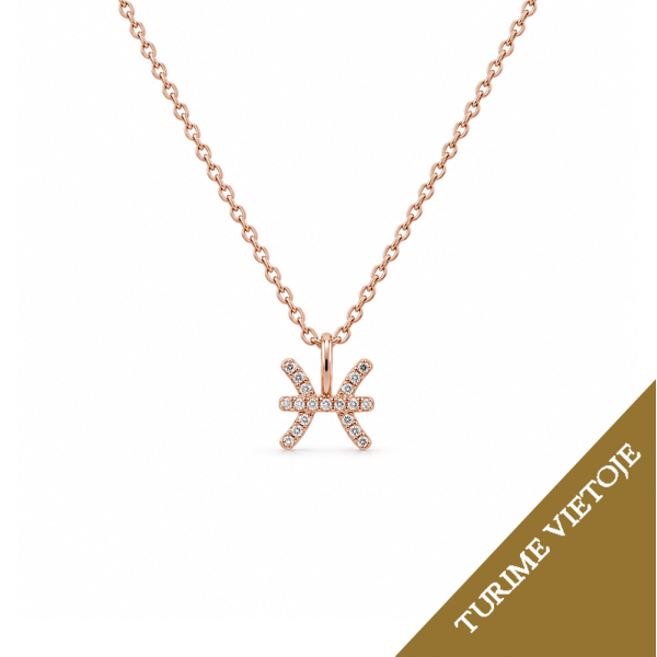 Zodiakas "Žuvys" 0,04 ct