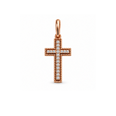 Pakabukas su briliantais "Sacrée" 0,06 ct
