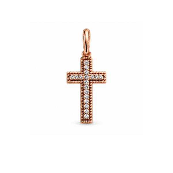 Pakabukas su briliantais "Sacrée" 0,06 ct