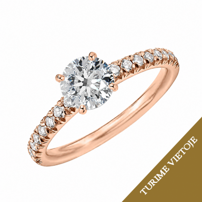 Sužadėtuvių žiedas "Aleksa" 0,65 ct