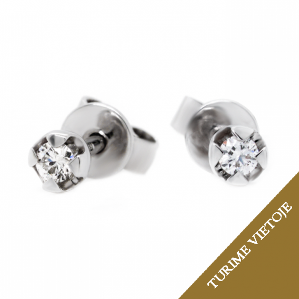 0,20 ct auskarai su briliantais "Elegant"