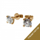 0,60 ct auskarai su briliantais "Klasika"